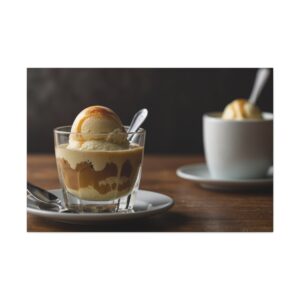 "Coffee Ice Cream Sunday for 2"  - Canvas Gallery Wraps