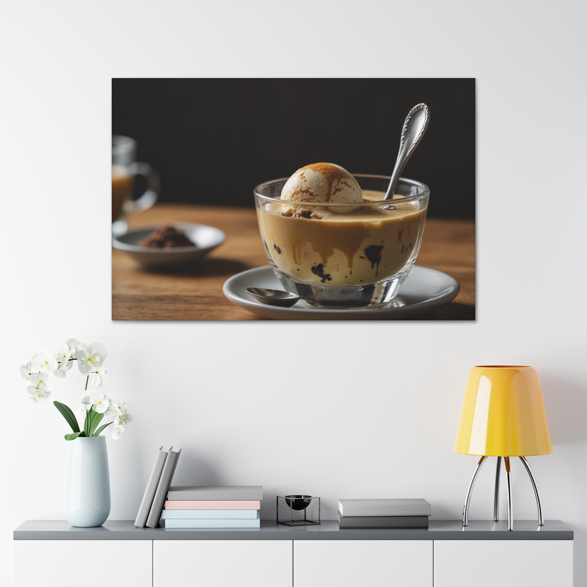 "Coffee Ice Cream Sunday" - Canvas Gallery Wraps - Image 3