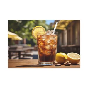 "Iced Coffee & Sunshine"  - Canvas Gallery Wraps