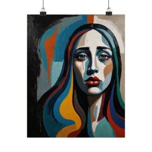 "The Weeping Woman" - Matte Vertical Posters - Pablo Picasso Style