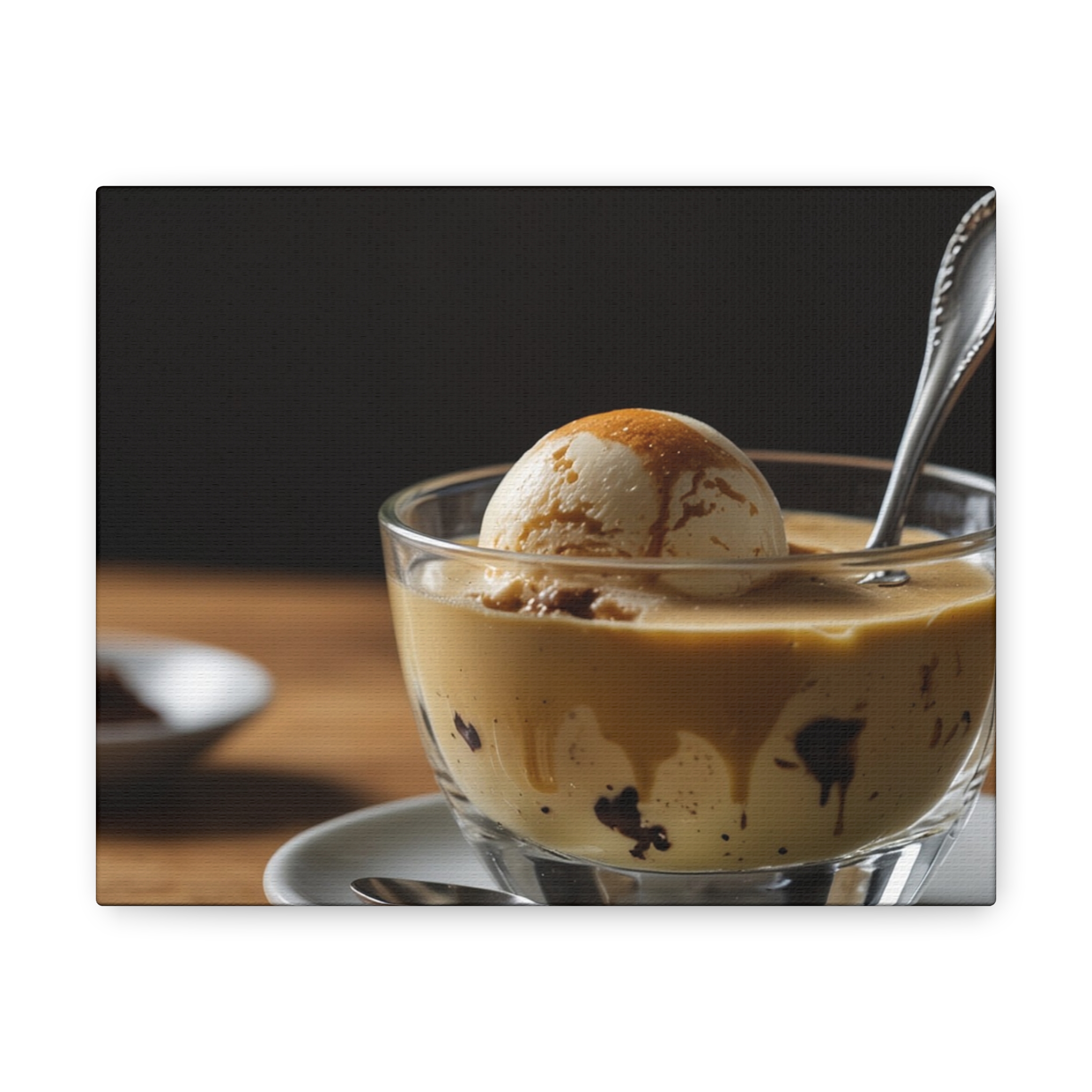 "Coffee Ice Cream Sunday" - Canvas Gallery Wraps - Image 4