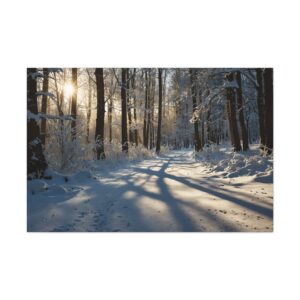 "Morning Frost"  - Canvas Gallery Wraps - Impressionistic Style