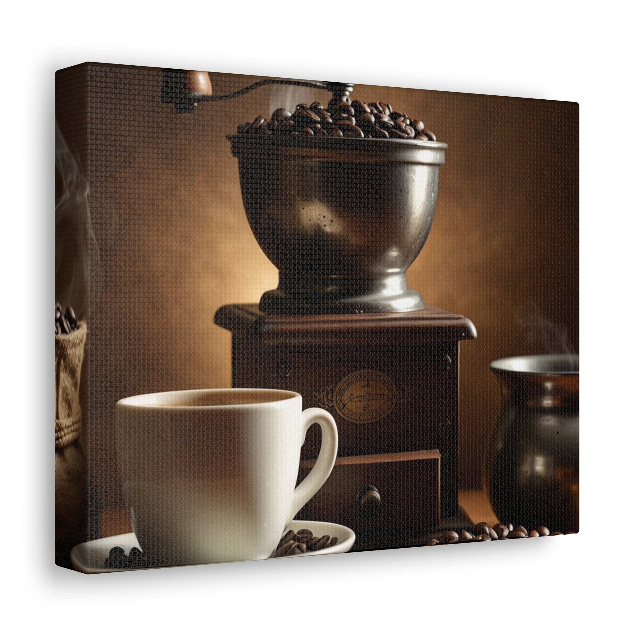 "Nostalgia Grinder & Coffee" - Canvas Gallery Wraps - Image 5