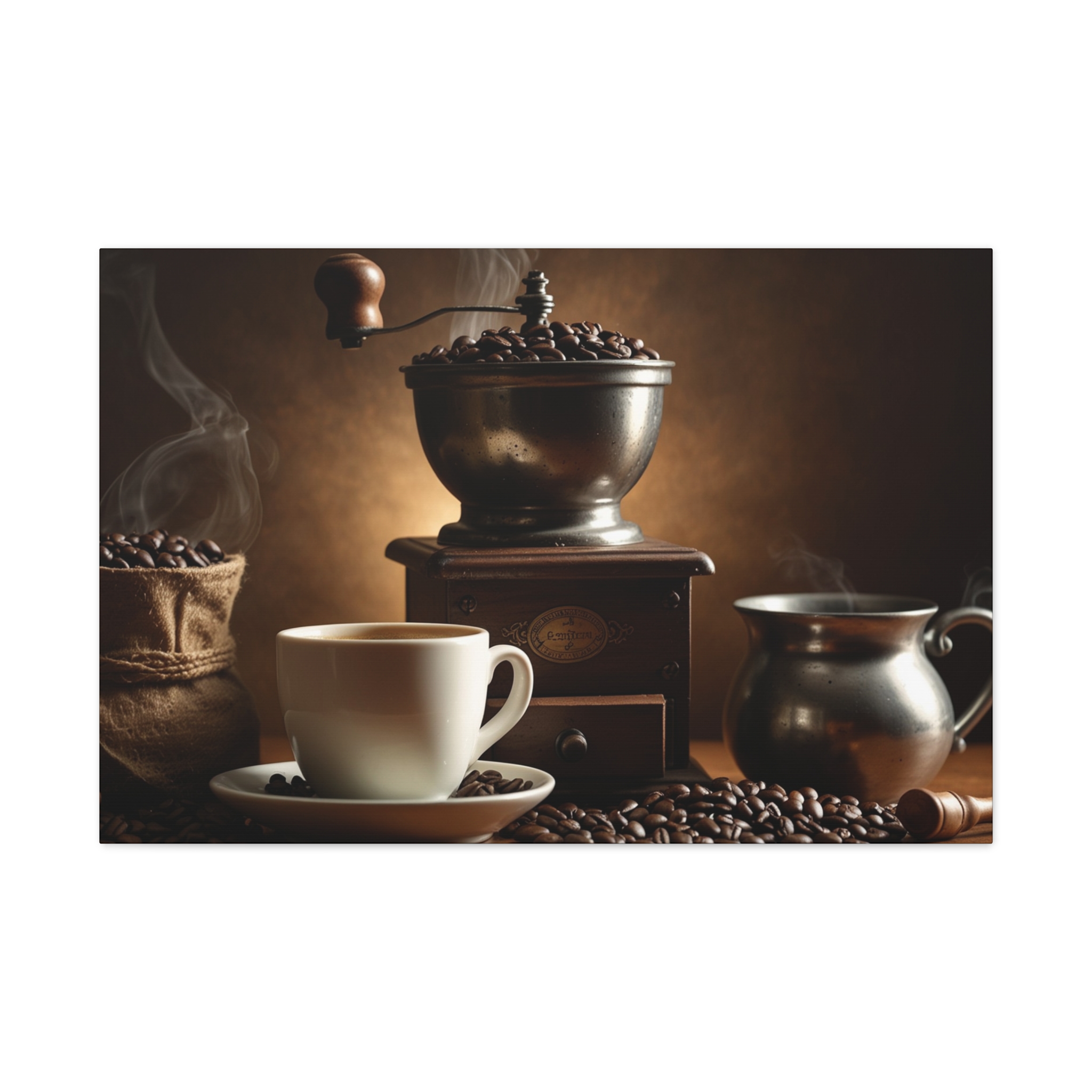"Nostalgia Grinder & Coffee" - Canvas Gallery Wraps - Image 11