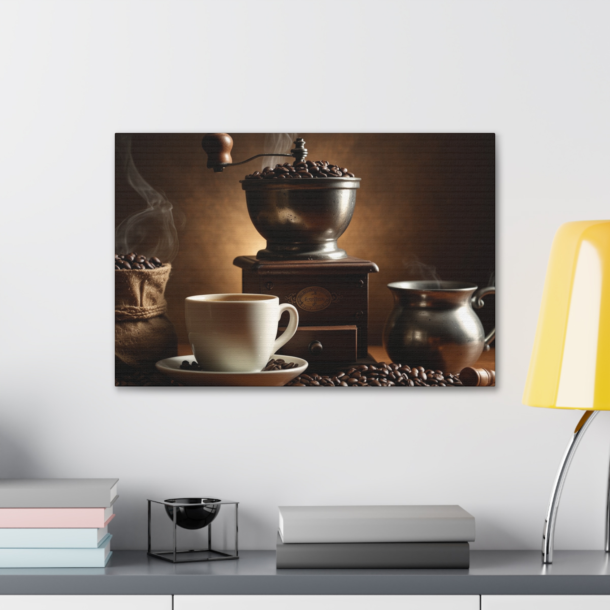 "Nostalgia Grinder & Coffee" - Canvas Gallery Wraps - Image 10