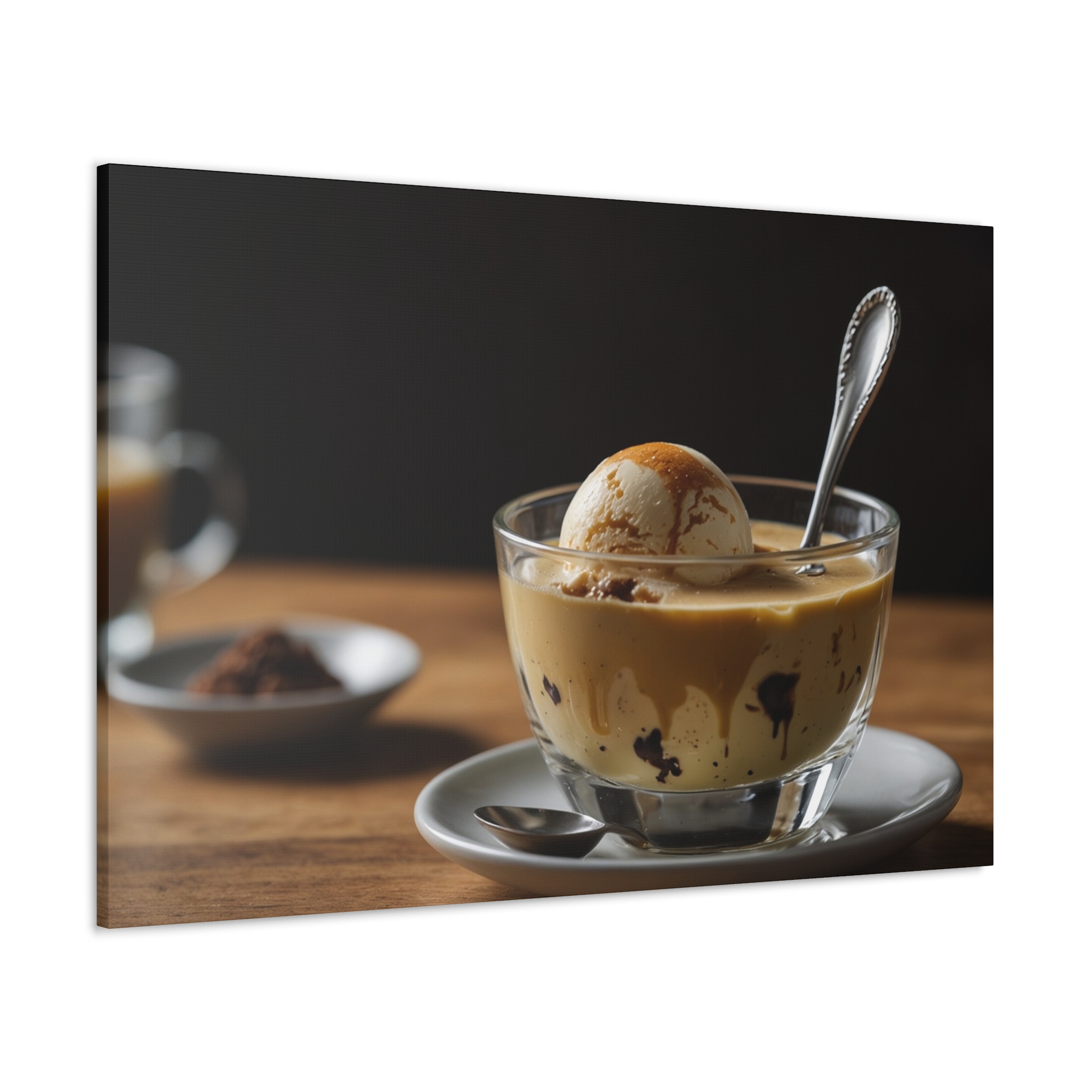 "Coffee Ice Cream Sunday" - Canvas Gallery Wraps - Image 2