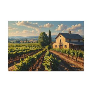 "Maturing Apple Grove"  - Canvas Gallery Wraps - Impressionistic Style