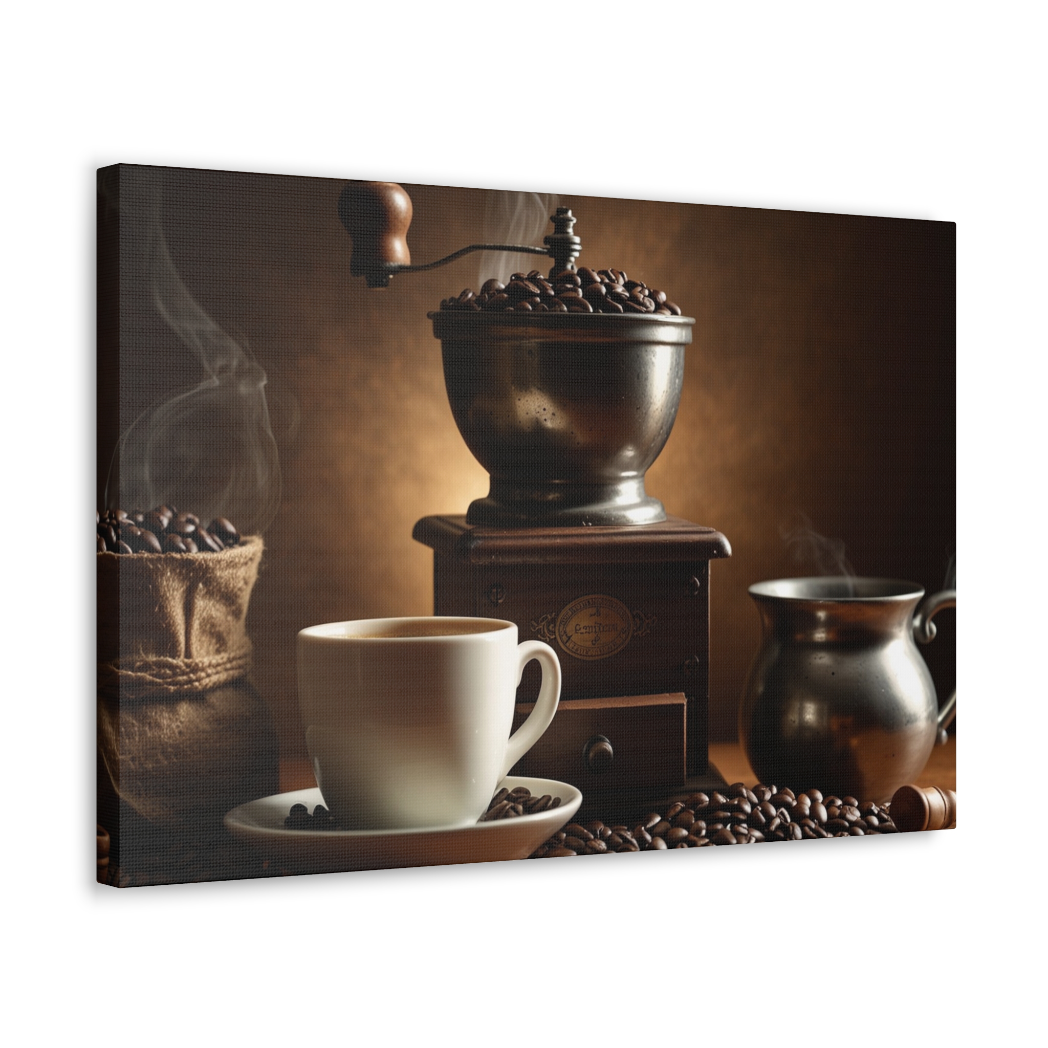 "Nostalgia Grinder & Coffee" - Canvas Gallery Wraps - Image 9