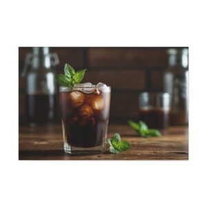 "Iced Coffee & Mint"  - Canvas Gallery Wraps