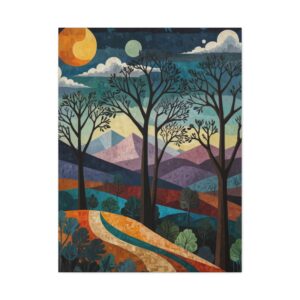 "Surreal Early Spring Morning" - Matte Canvas, Stretched, 1.25" - Pablo Picasso Style