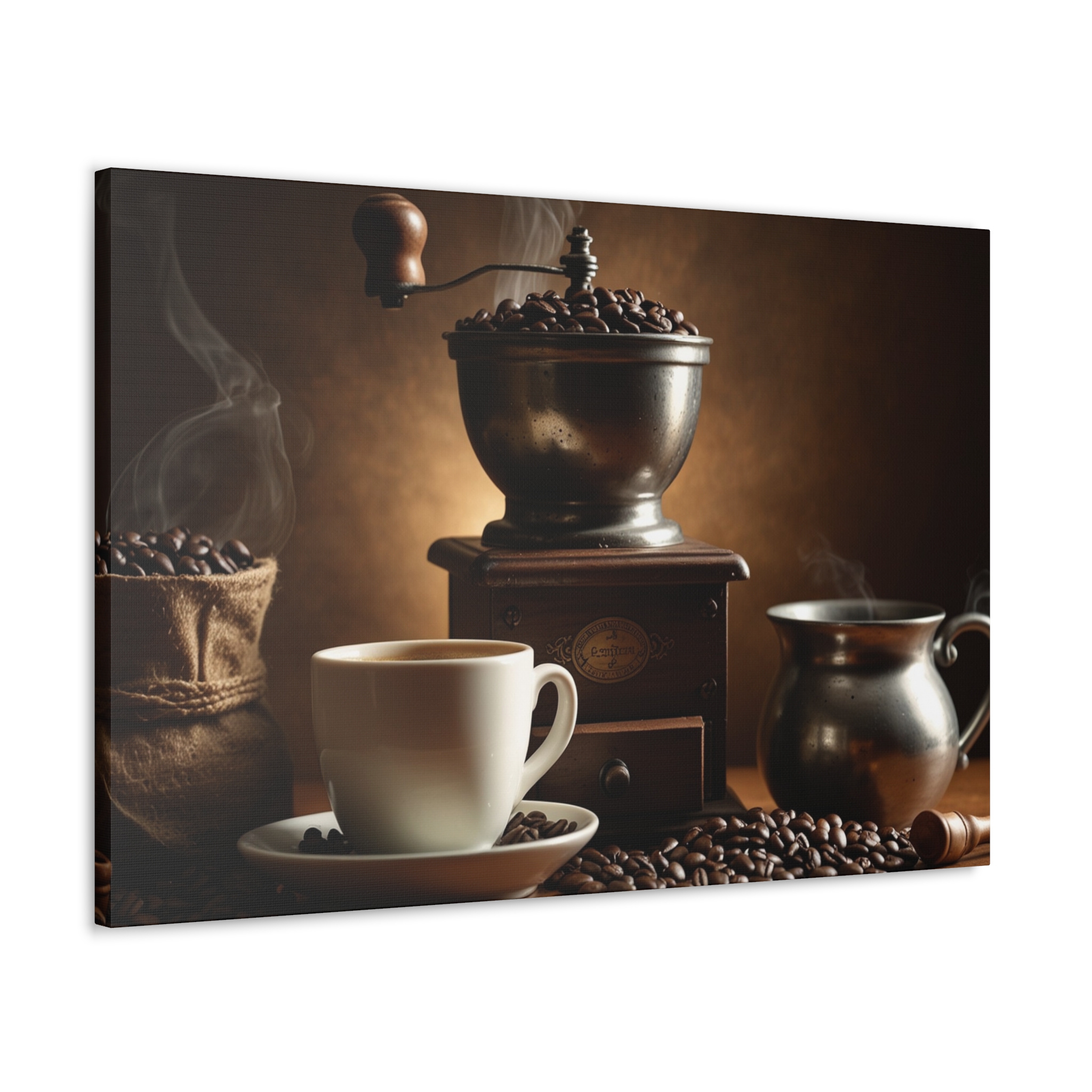 "Nostalgia Grinder & Coffee" - Canvas Gallery Wraps - Image 12