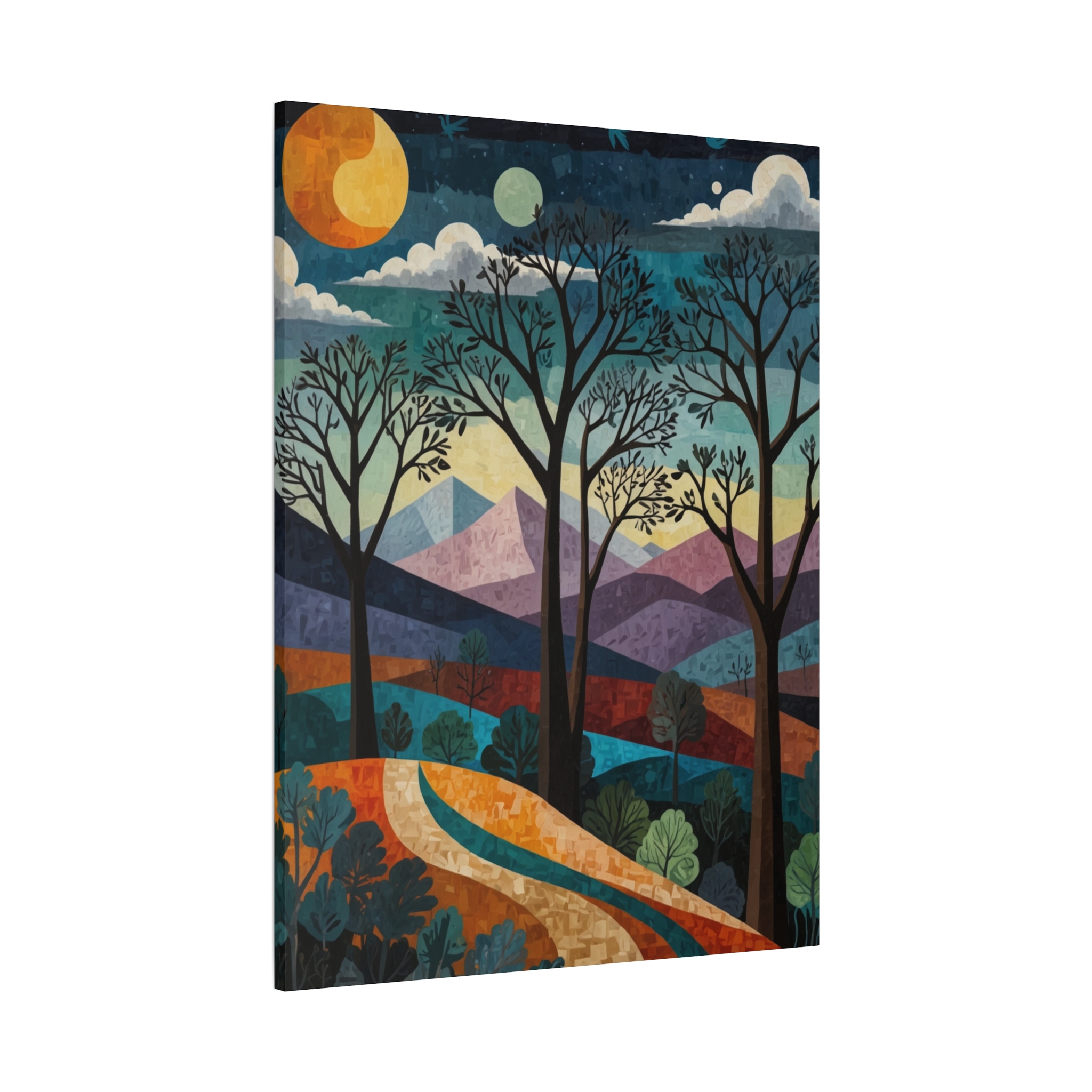 "Surreal Early Spring Morning" - Matte Canvas, Stretched, 1.25" - Pablo Picasso Style - Image 18