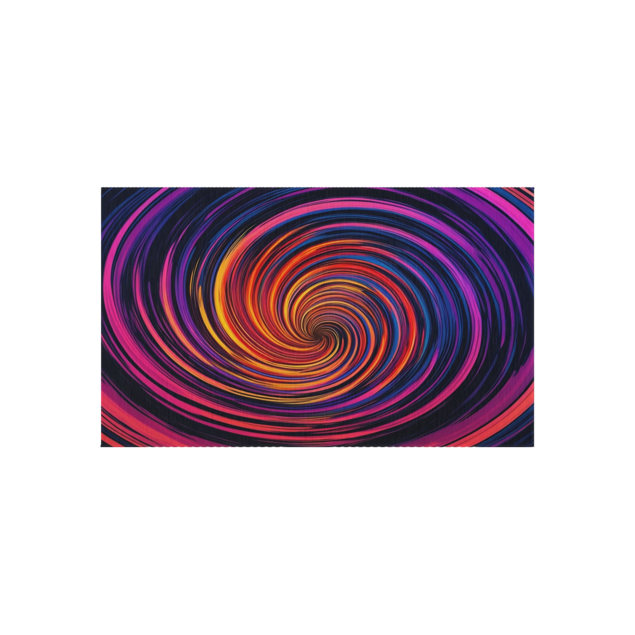 Outdoor Rug - "Vortex Accelerator" Design - Image 8