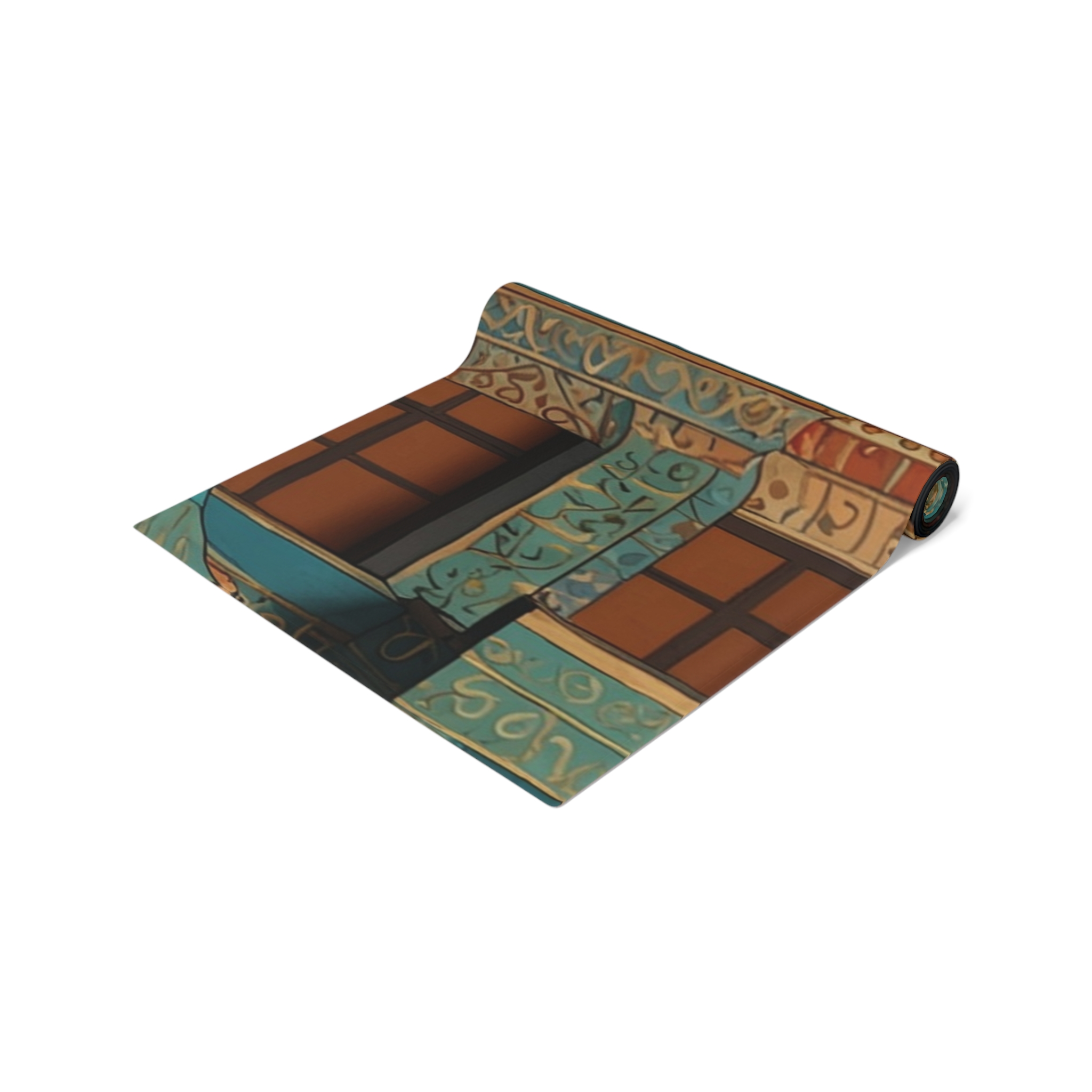 Ancient Buildings of the Orient Table Runner - Image 14