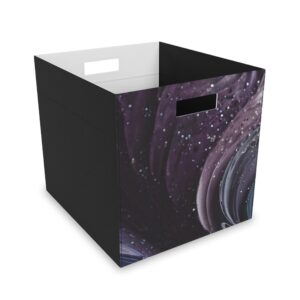 "Space Marble" -  Felt Storage Box for Organization, Office & Home Decluttering