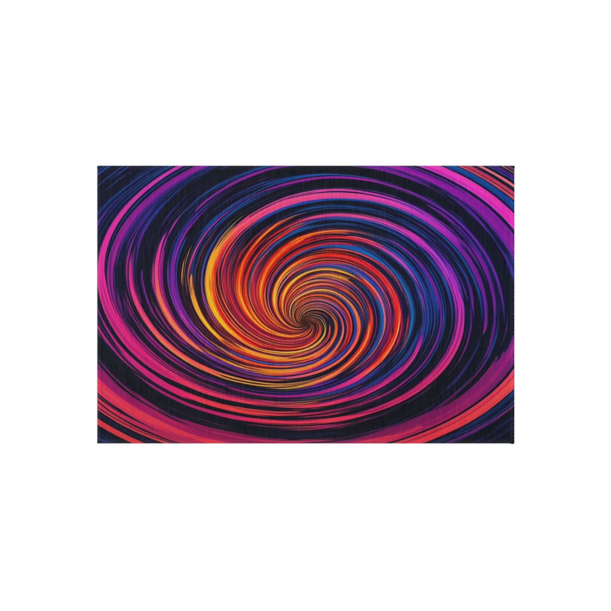 Outdoor Rug - "Vortex Accelerator" Design - Image 4