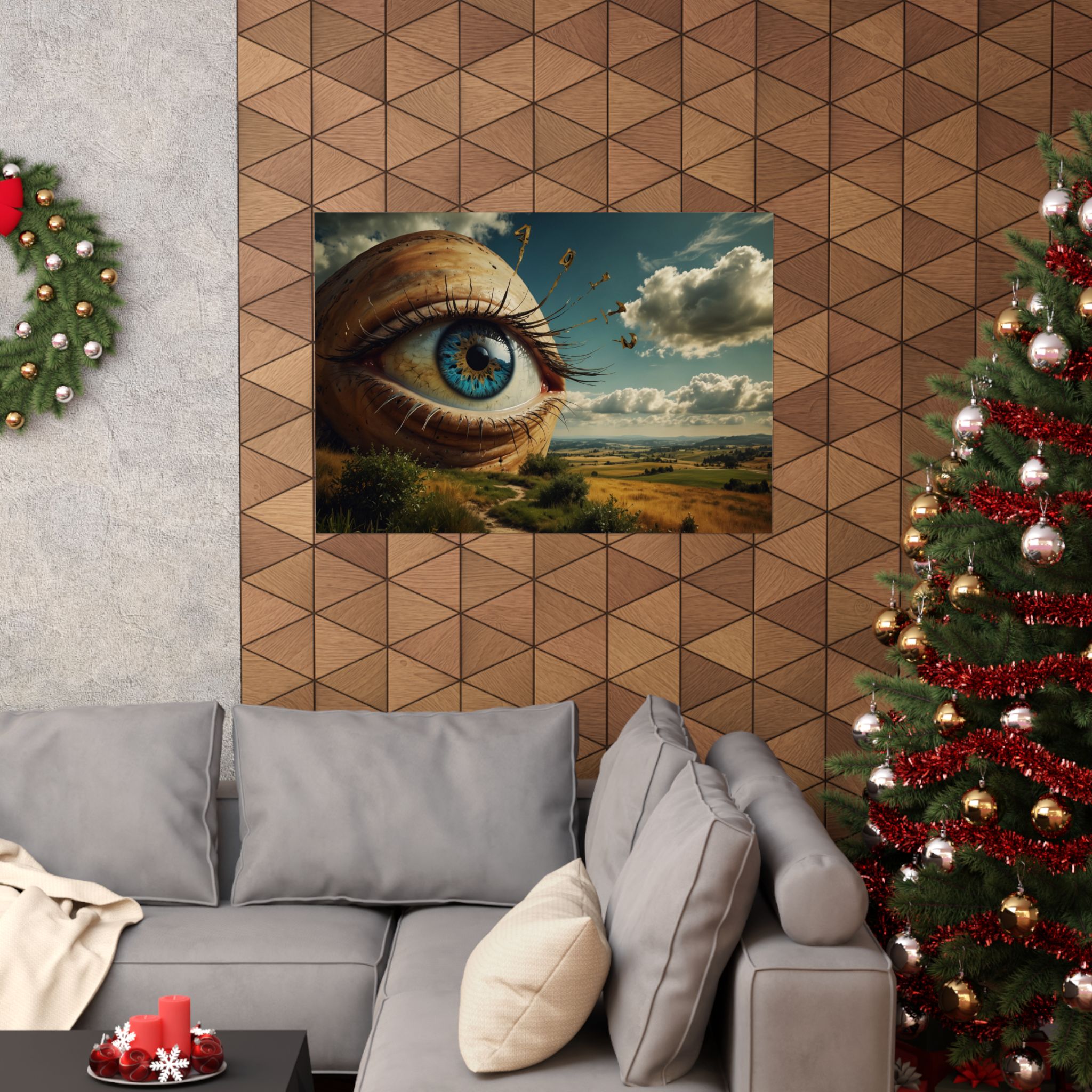 "An Eye of the Earth" - Matte Poster - in the Style of Salvador Dali - Image 12