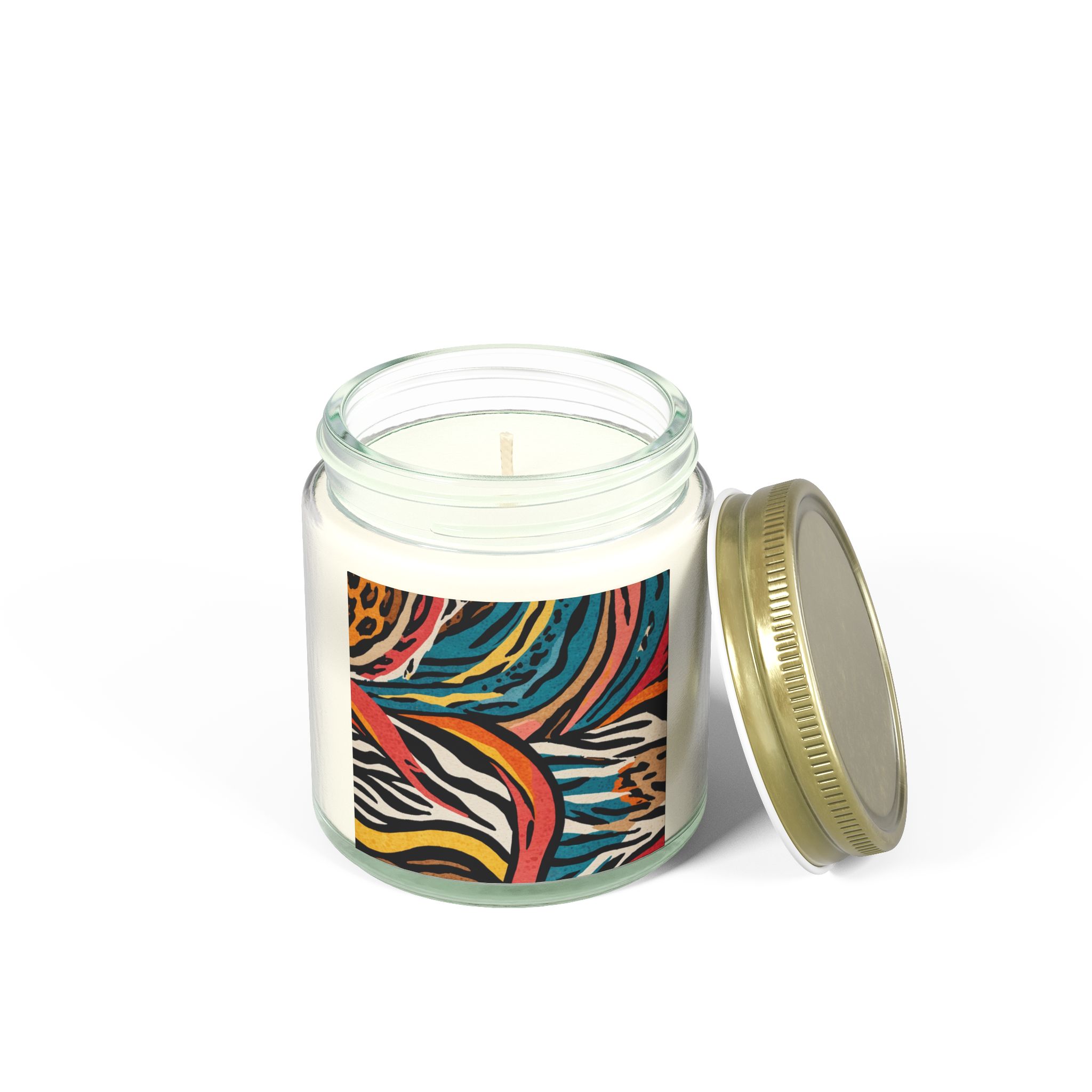 "Jungle Impression" - Scented Candles, Coconut Apricot Wax (4oz, 9oz) - Image 10