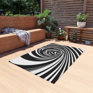 Outdoor Rug - "Waves to Nowhere" Design
