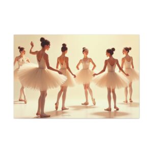 "New in My Tutu" - Canvas Gallery Wraps - in the Impressionistic style of Edgar Degas