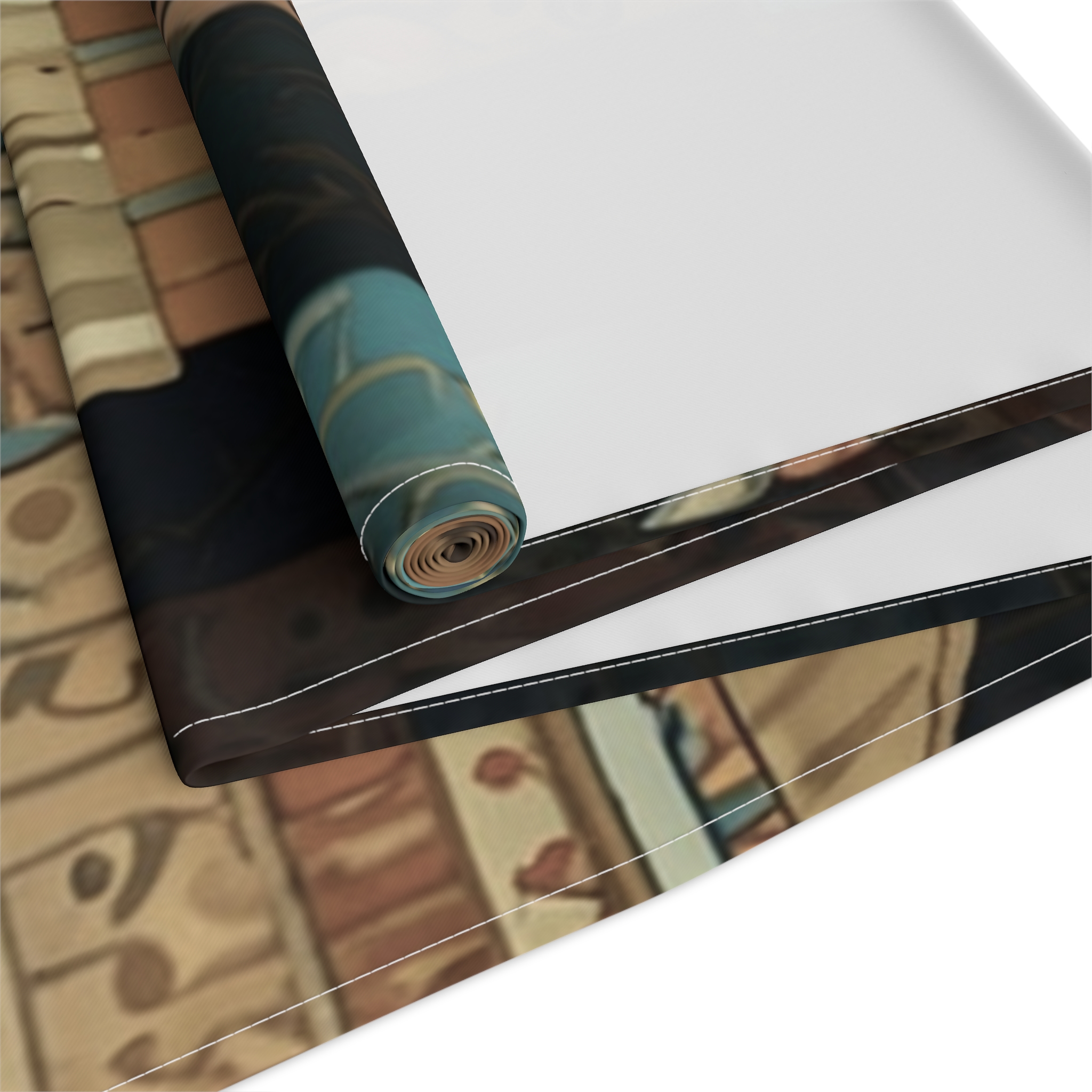 Ancient Buildings of the Orient Table Runner - Image 3