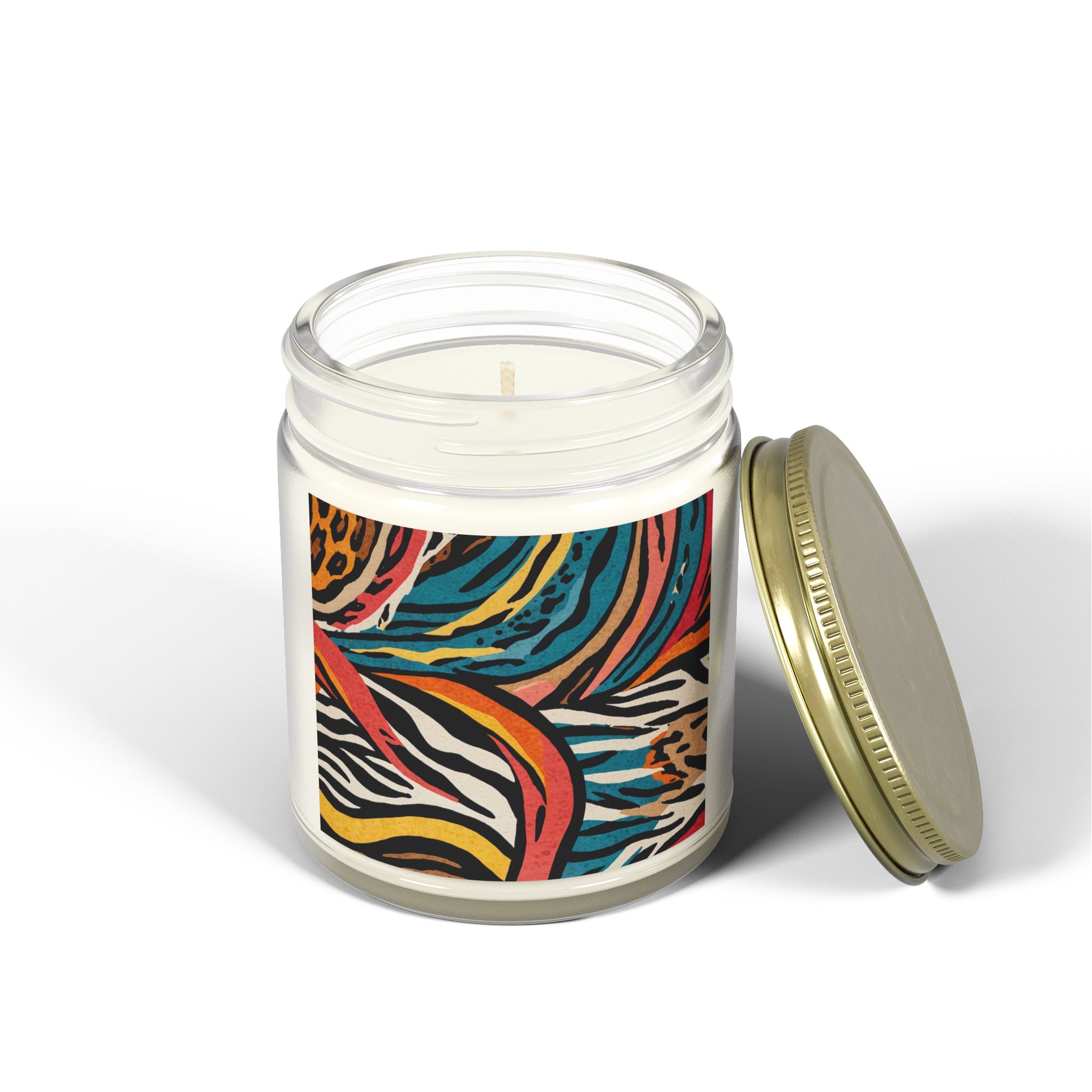 "Jungle Impression" - Scented Candles, Coconut Apricot Wax (4oz, 9oz) - Image 106