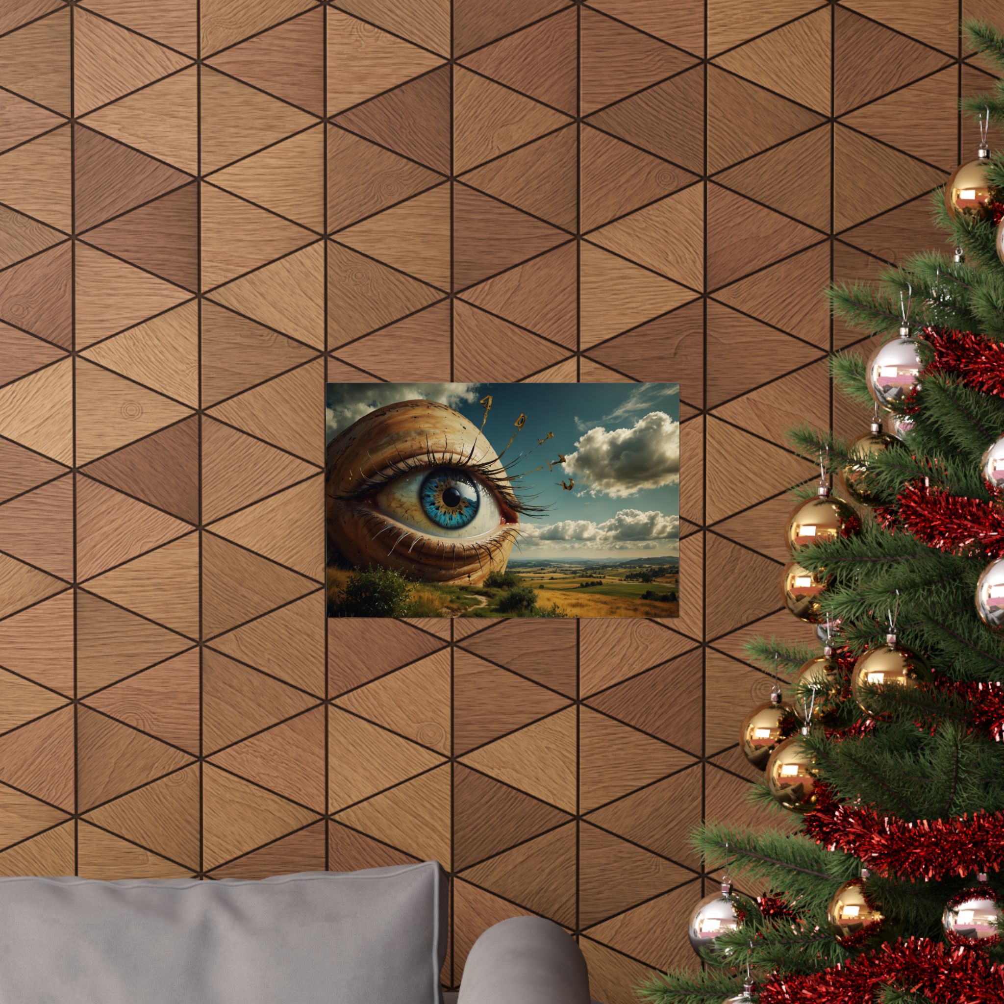 "An Eye of the Earth" - Matte Poster - in the Style of Salvador Dali - Image 4