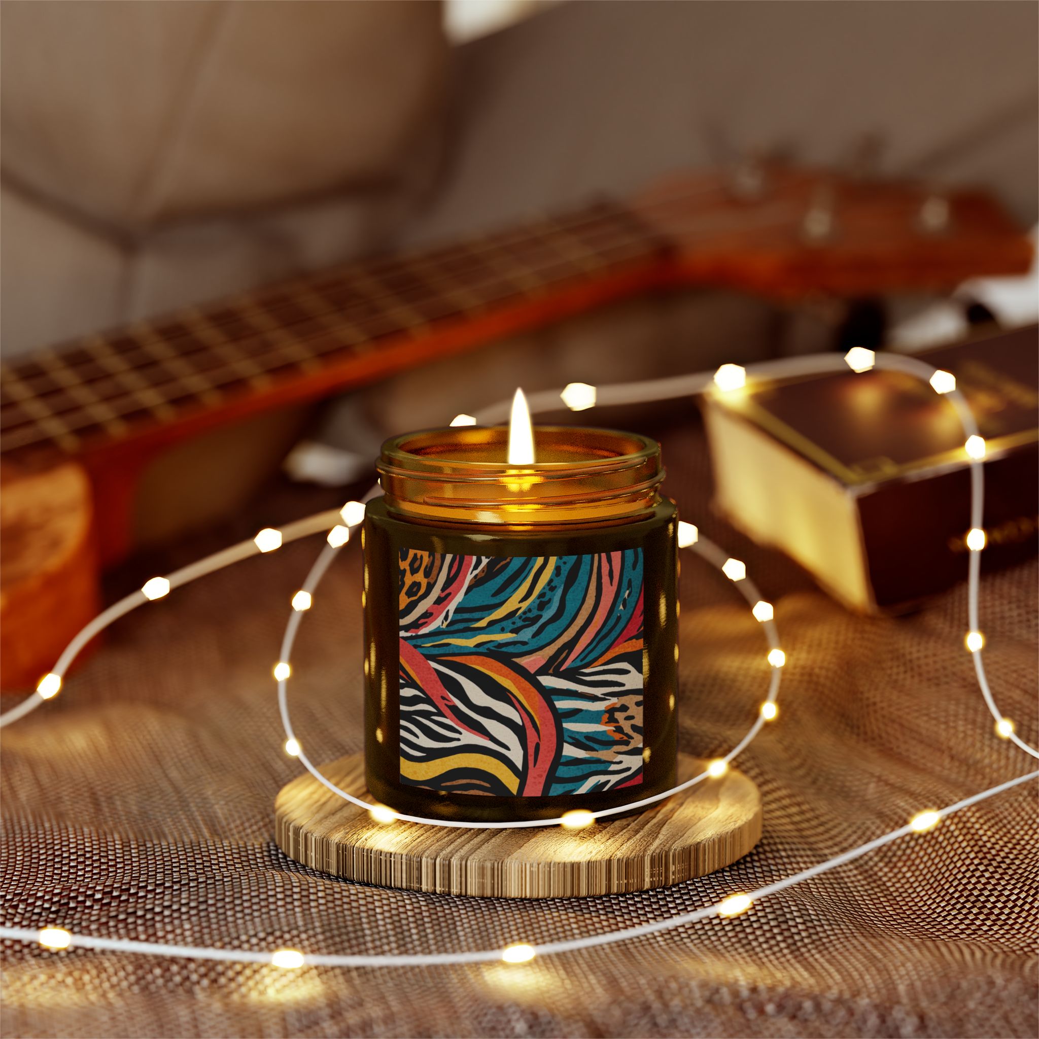 "Jungle Impression" - Scented Candles, Coconut Apricot Wax (4oz, 9oz) - Image 68