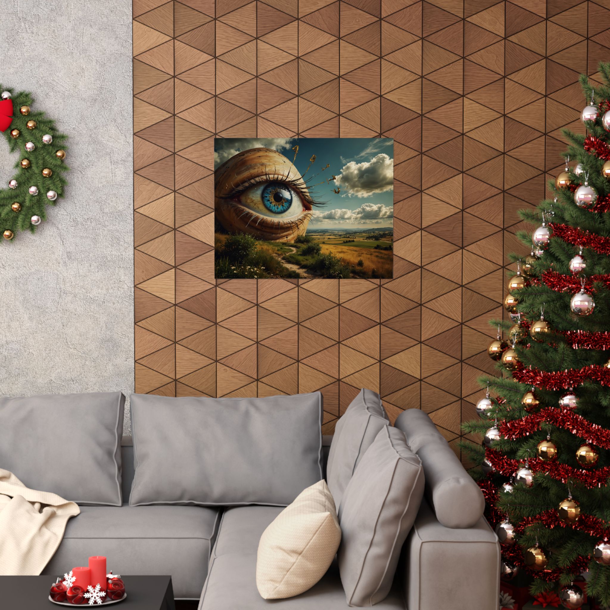 "An Eye of the Earth" - Matte Poster - in the Style of Salvador Dali - Image 8