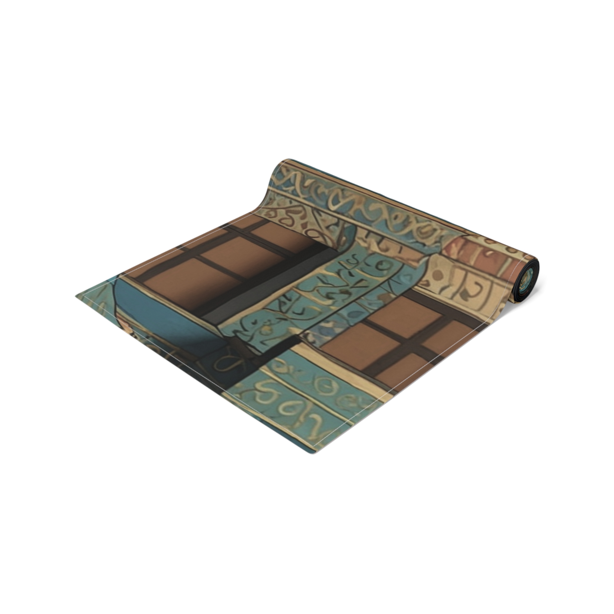 Ancient Buildings of the Orient Table Runner - Image 10