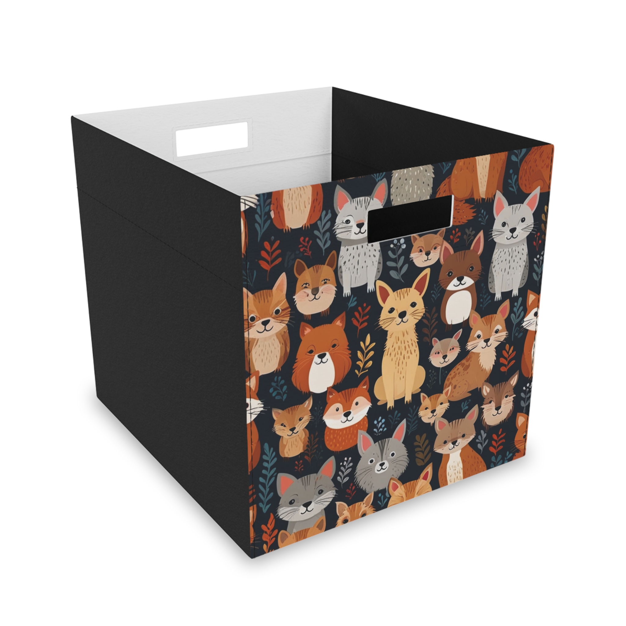 "Fury Friends 2" - Felt Storage Box for Organization, Office & Home Decluttering - Image 2