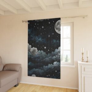 'Nighty Night" - Blackout Window Curtains - (1 Piece)