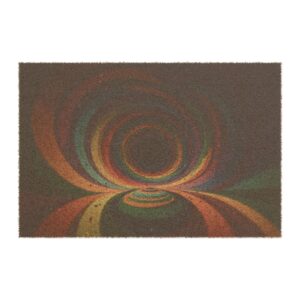 Doormat - "Rainbow Vortex 1" Design