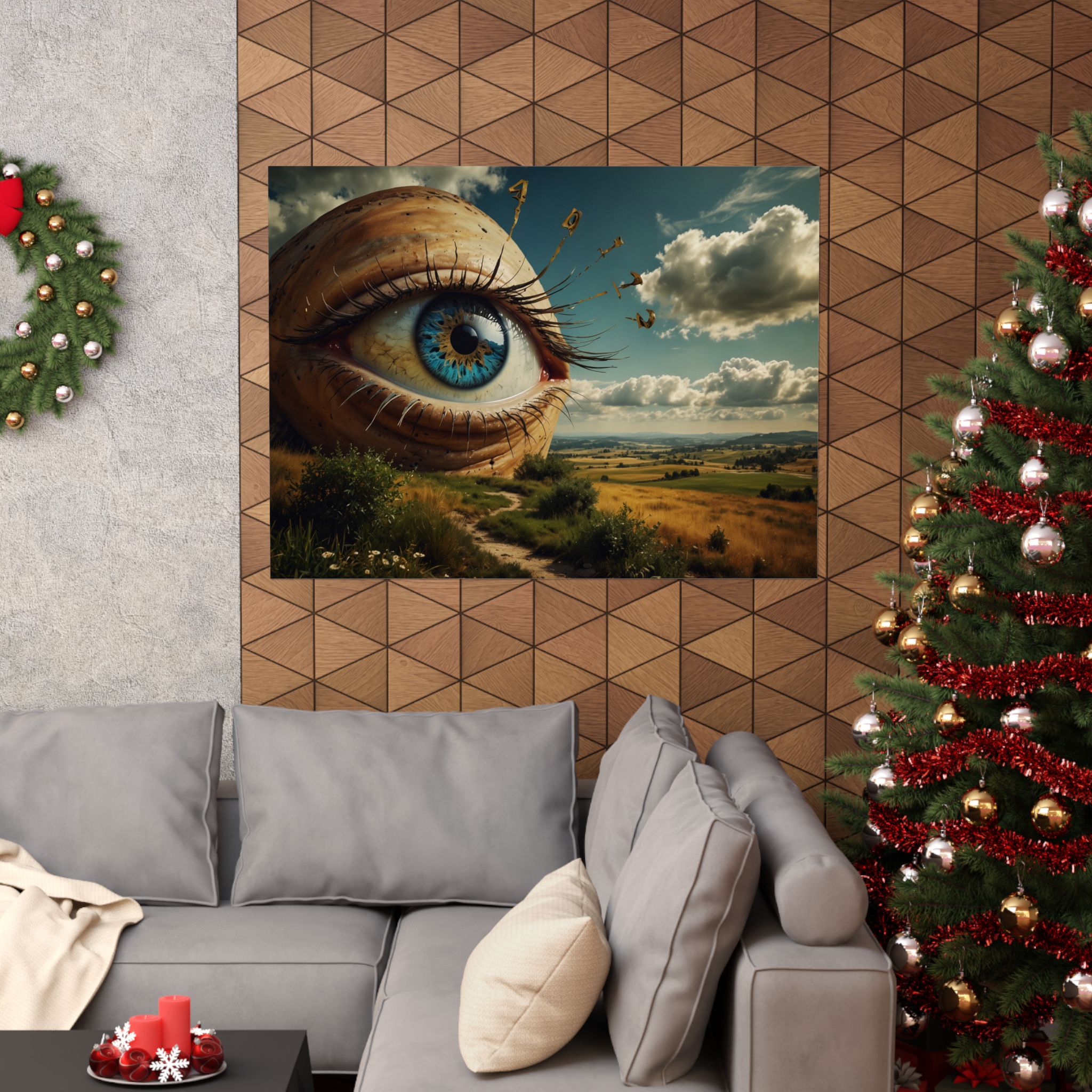 "An Eye of the Earth" - Matte Poster - in the Style of Salvador Dali - Image 16