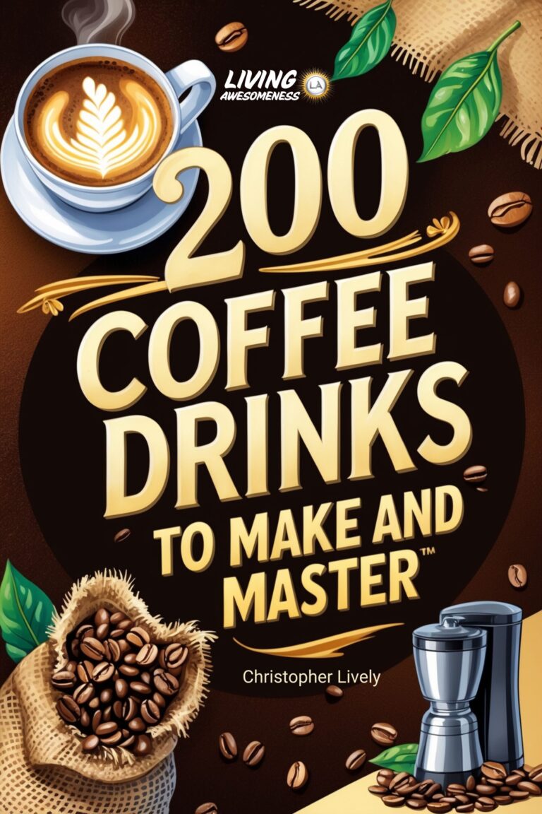 200 Coffee Drinks to Make and Master v6 - Book Cover 4000x6000