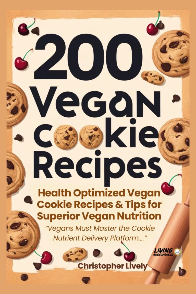 200 Vegan Cookie Recipes Cookbook - Book - 6x9 -2x3 - 2000x3000 V2