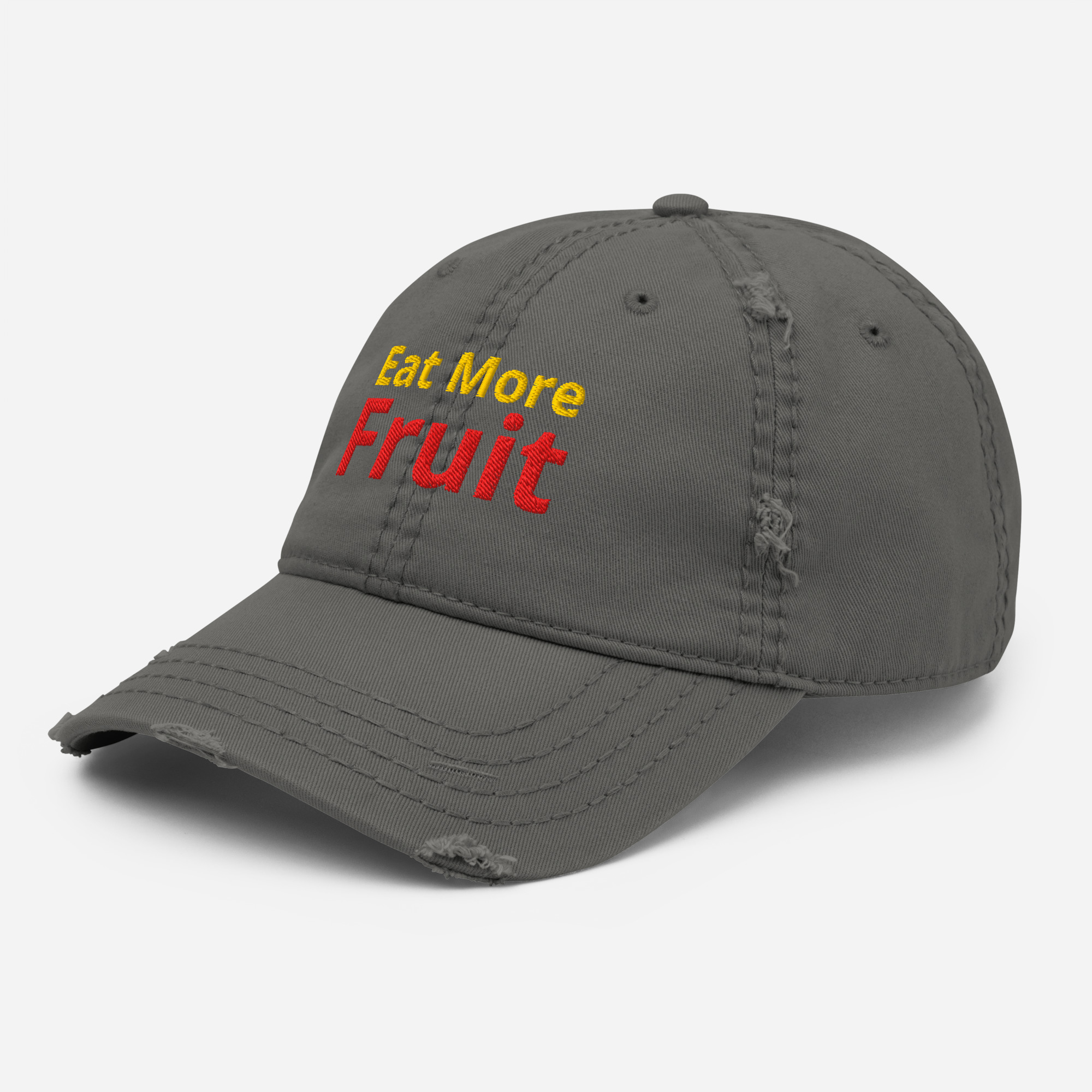 "Eat More Fruit" - Distressed Dad Hat - Image 15