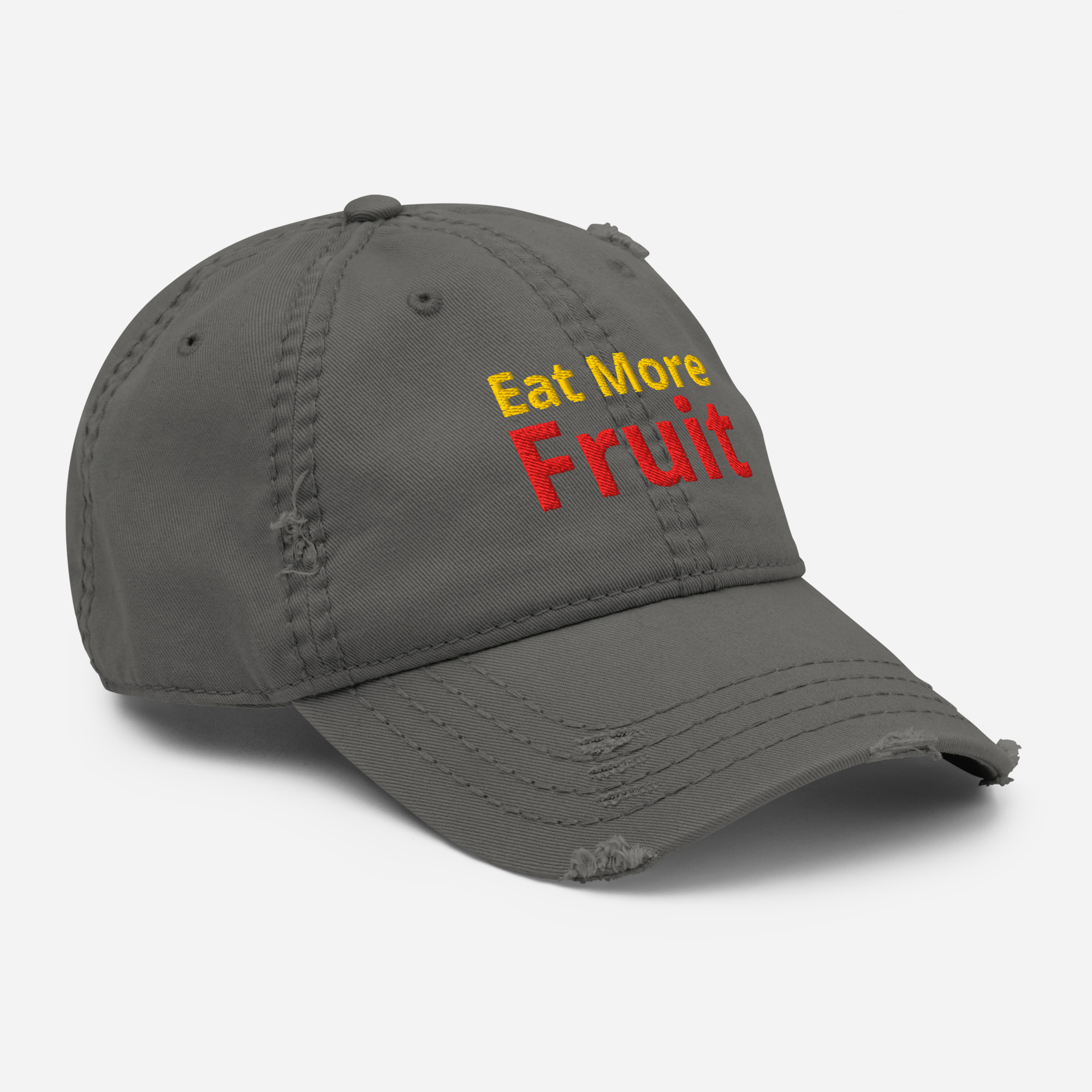"Eat More Fruit" - Distressed Dad Hat - Image 17