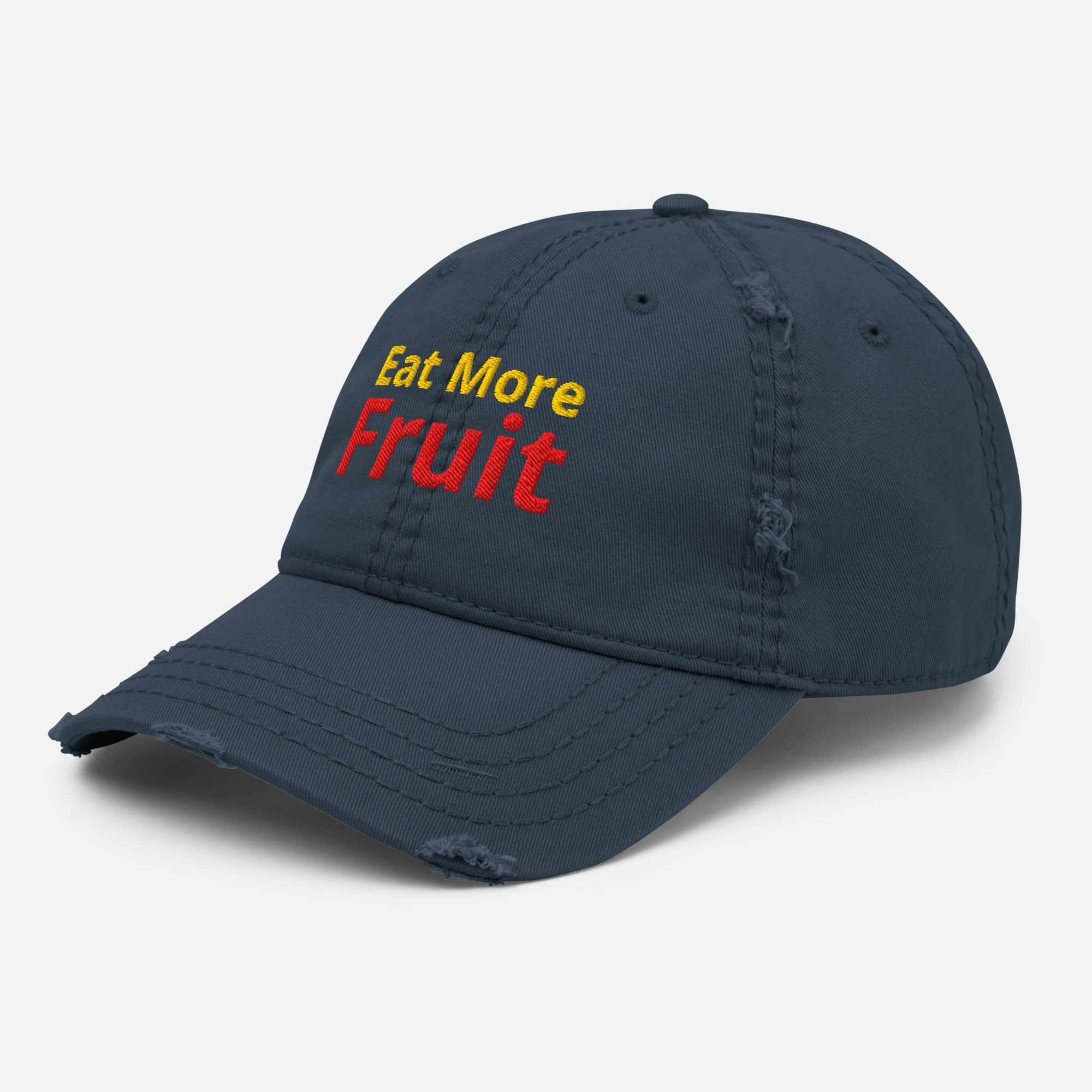 "Eat More Fruit" - Distressed Dad Hat - Image 9