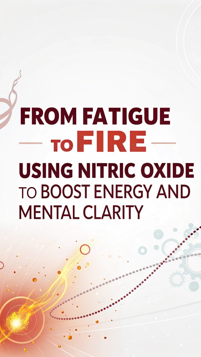 From Fatigue to Fire - Using Nitric Oxide to Boost Energy and Mental Clarity