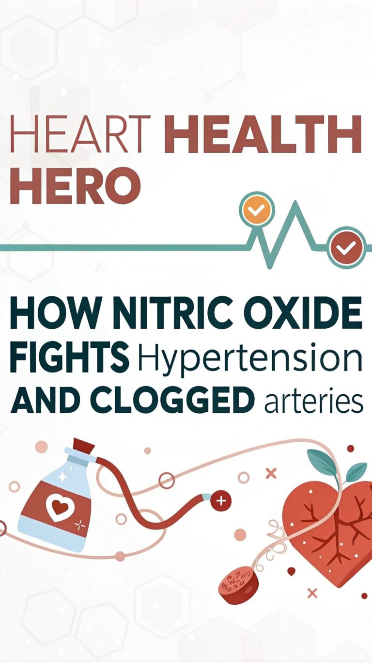 Heart Health Hero - How Nitric Oxide Fights Hypertension and Clogged Arteries