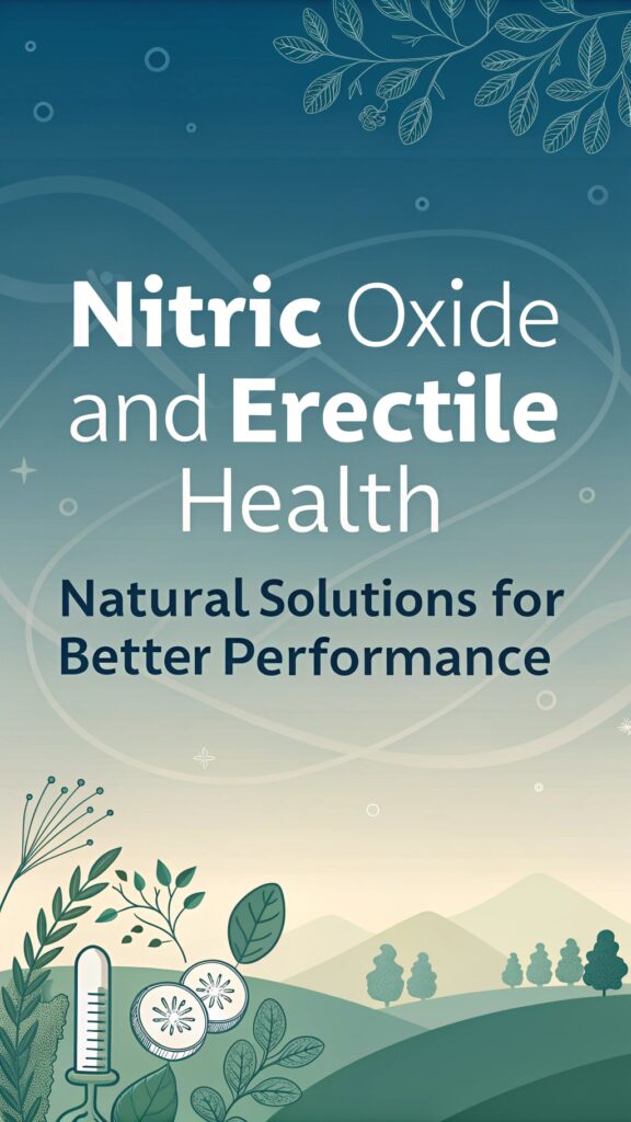 Nitric Oxide and Erectile Health - Natural Solutions for Better Performance