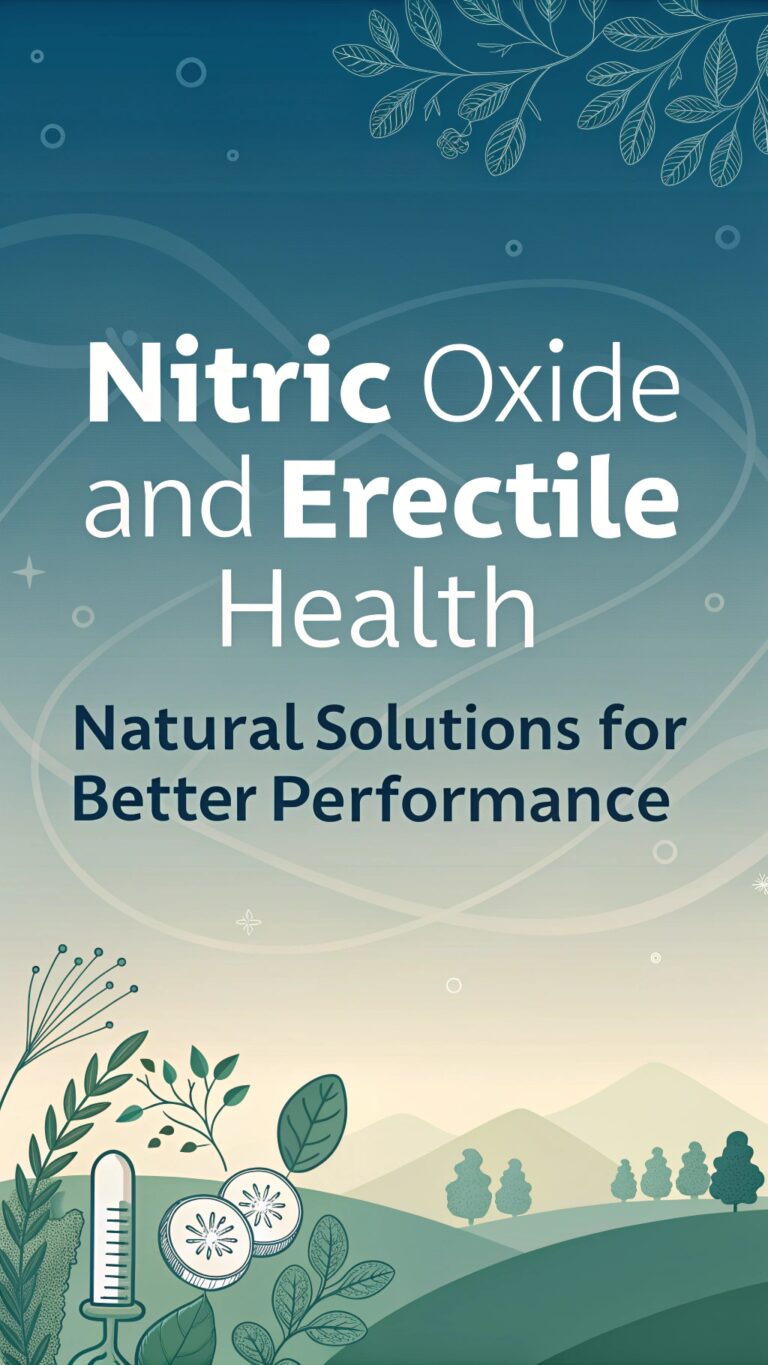 Nitric Oxide and Erectile Health - Natural Solutions for Better Performance