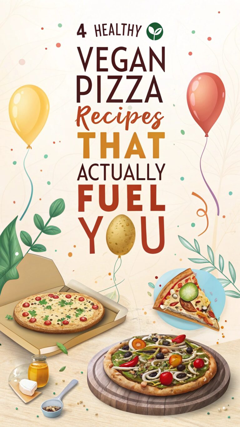 4 Healthy Vegan Pizza Recipes That Actually Fuel You