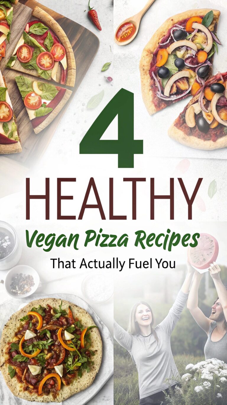 4 Healthy Vegan Pizza Recipes That Actually Fuel You